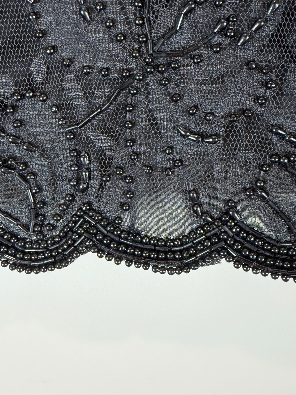 Vintage Brilliante Black Beaded Cropped Sequin Jacket Size Medium - Picture 7 of 7